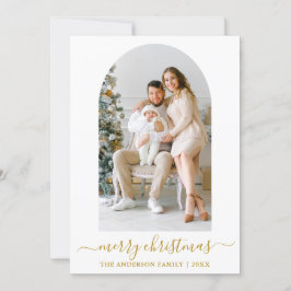 Modern Calligraphy Foto Arch Gold Weihnachten