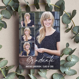 Modern Calligraphy Ink 4 Foto Abschluss Ankündigung