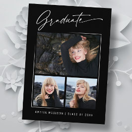 Modern Calligraphy Script 3 Foto Abschluss Ankündigung