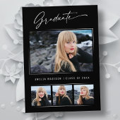 Modern Calligraphy Script 4 Foto Abschluss Ankündigung