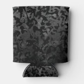 Modern Camo - Black and Dark Grey - Tarnung Dosenkühler (Vorderseite)