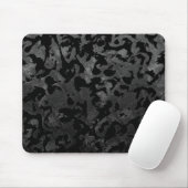 Modern Camo - Black and Dark Grey - Tarnung Mousepad (Mit Mouse)
