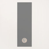 Modern Camouflage Aquamarin Reversible Yoga Mat Yogamatte (Rückseite)