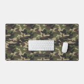 Modern Camouflage Pattern Kids Name  Schreibtischunterlage (Tastatur & Maus)