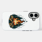 "Modern Campfire Art Under Starnight Case-Mate iPhone Hülle (Rückseite (Horizontal))