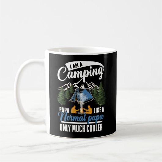 Modern Camping Papa Kaffeetasse (Links)