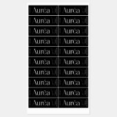 Modern Candle Jar Thin Vertikal Label Etiketten (Blatt)