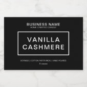 Modern-Candle-Produktkennzeichnung Lebensmitteletikett (Einzelnes Label)