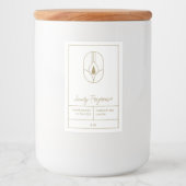 Modern-Candle-Produktkennzeichnung Lebensmitteletikett (Vorderseite)