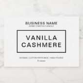 Modern-Candle-Produktkennzeichnung Lebensmitteletikett (Einzelnes Label)