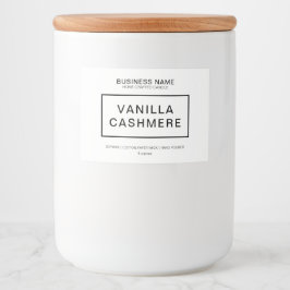 Modern-Candle-Produktkennzeichnung Lebensmitteletikett