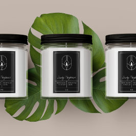 Modern-Candle-Produktkennzeichnung Lebensmitteletikett