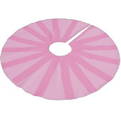 Modern Candy Pink Weihnachtsbaumrock Polyester Weihnachtsbaumdecke (Schrägansicht)