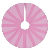 Modern Candy Pink Weihnachtsbaumrock Polyester Weihnachtsbaumdecke (Vorderseite)