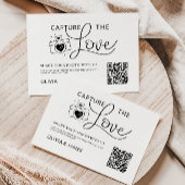 Modern Capture the Liebe Card Template, QR Code