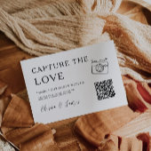 Modern Capture the Liebe Card Template, QR Code