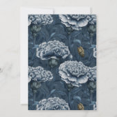 Modern Carnation Aesthetic 15Th Birthday Party Einladung (Rückseite)