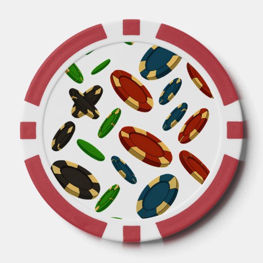 "Modern Casino Chips 3D Art Design" (Vorderseite)