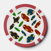 "Modern Casino Chips 3D Art Design" (Rückseite)
