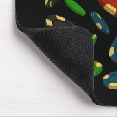 Modern Casino Chips 3D Art Design Mousepad (Ecke)