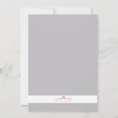 Modern Casino Dinner Party Geburtstag einladen Einladung (Rückseite)