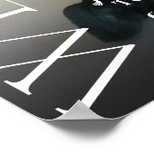 Modern Casual  Trendy photo graduation Welcome Poster (Ecke)