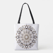 Modern Celestial Mandala Trendy Boho Spiritual Tasche (Rückseite)