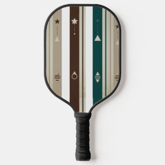 Modern Celestial Triple Vertical Stripe Pickleball Pickleball Schläger