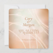 Modern Champagne Color Bokeh Light & Typografy (Rückseite)