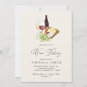 Modern Charcuterie Party Weinkultur und Erde Einladung (Vorderseite)