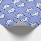 Modern charming belted kingfisher geschenkpapier (Ecke)