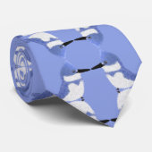 Modern charming belted kingfisher krawatte (Gerollt)