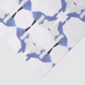 Modern charming belted kingfisher seidenpapier (Ausschnitt)