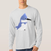 Modern charming belted kingfisher T-Shirt (Vorderseite)