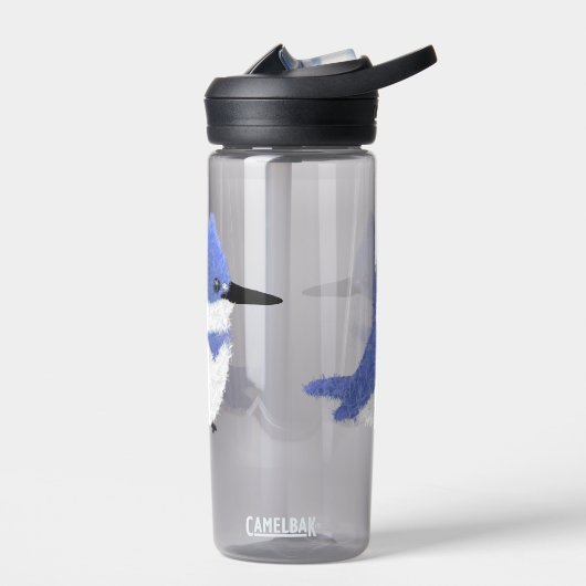 Modern charming belted kingfisher trinkflasche (Links)