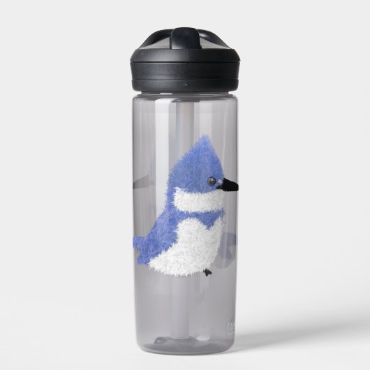Modern charming belted kingfisher trinkflasche (Vorderseite)