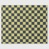 Modern Checkered Pattern Wrapping Paper Roll Geschenkpapier (Flach)