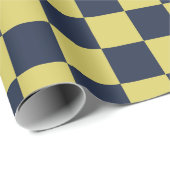 Modern Checkered Pattern Wrapping Paper Roll Geschenkpapier (Rolleneckpunkt)