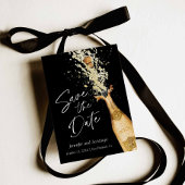 Modern Cheers Save the Date Card Einladung