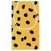 Modern Cheetah Print Kleine Geschenktüte (Rückseite)