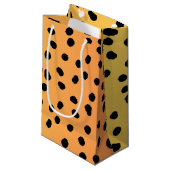 Modern Cheetah Print Kleine Geschenktüte (Vorderseite Schrägansicht)