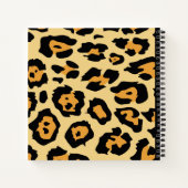 Modern Cheetah Spots Pattern Notizblock (Rückseite)