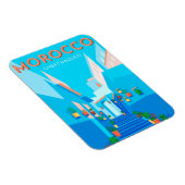 Modern Chefchaouen Marokko Reisen Magnet (Rechte Seite)