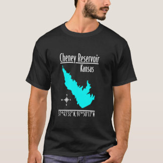 Modern Cheney Lake - Kansas T-Shirt
