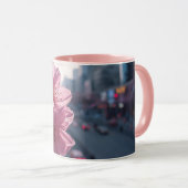 Modern Cherry Blossoms Mug Tasse (VorderseiteRechts)