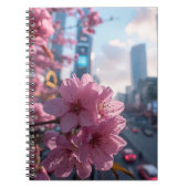 Modern Cherry Blossoms Notizblock (Vorderseite)