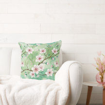 Modern  Cherry Blossoms Winter pattern