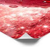 Modern Cherry Designs Poster (Ecke)