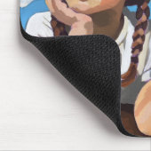 Modern Cherub Painting - Rembrandt Inspired Art Mousepad (Ecke)