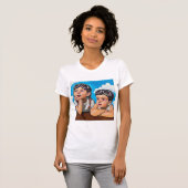 Modern Cherub Painting - Rembrandt Inspired Art T-Shirt (Vorne ganz)
